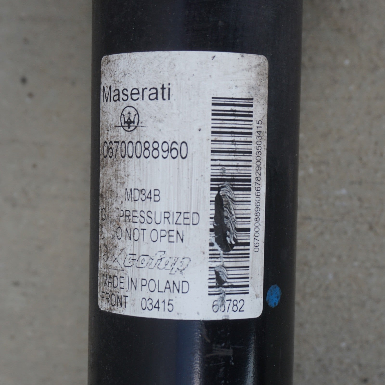 2014 - 2020 Maserati Ghibli Front Right Shock Absorber Spring Strut OEM