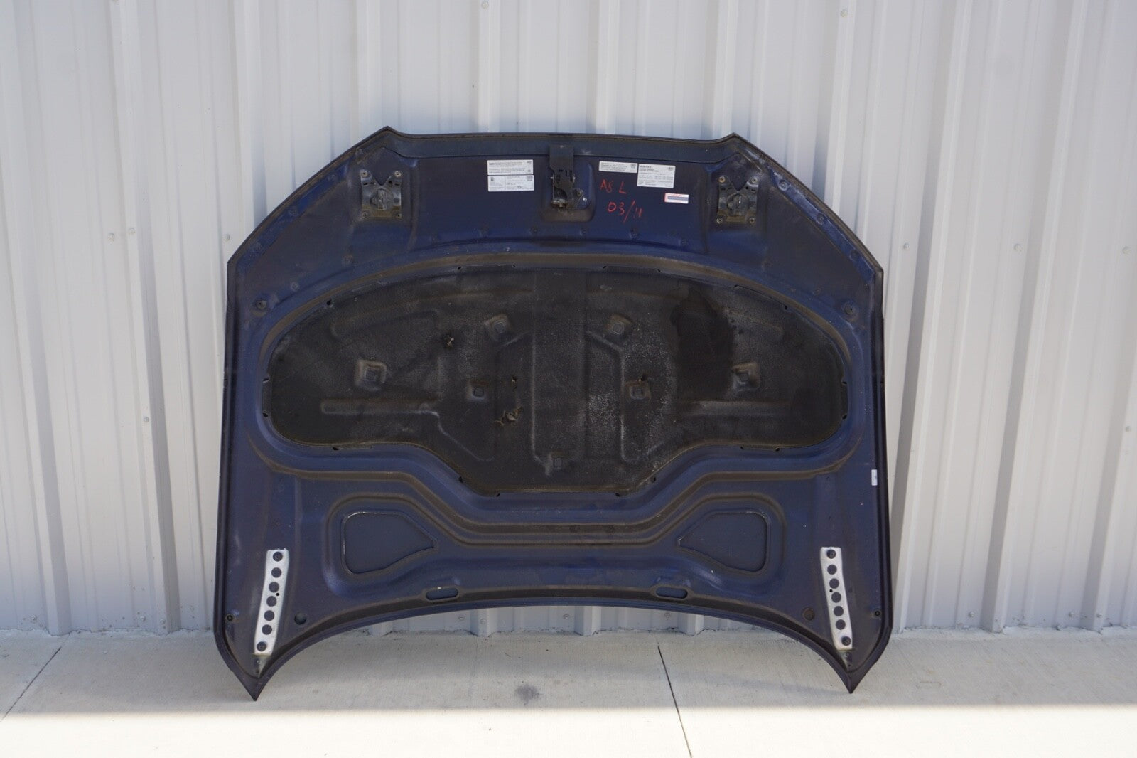 2011 - 2018 Audi A8 S8 Hood BLUE  OEM