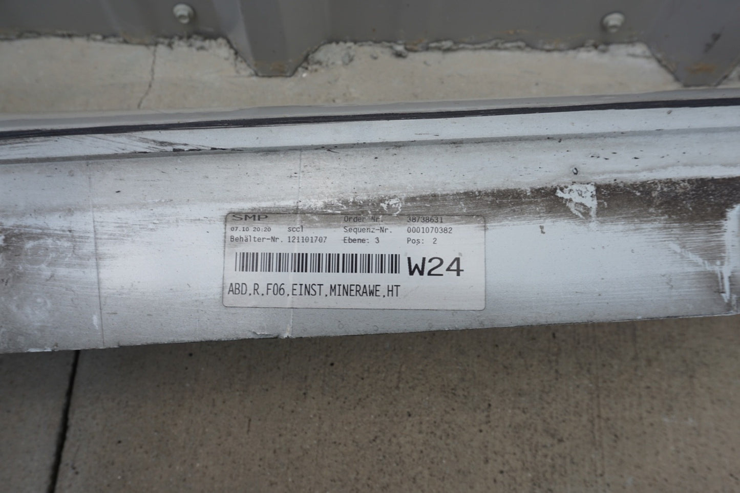 2014-2019 BMW 640I 650i GRAN COUPE - Right SIDE Skirt / Rocker Panel 7276346