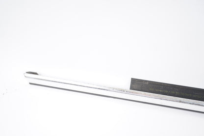 11-17 AUDI A8L REAR LEFT DRIVER SIDE DOOR WINDOW BELT MOLDING CHROME OEM