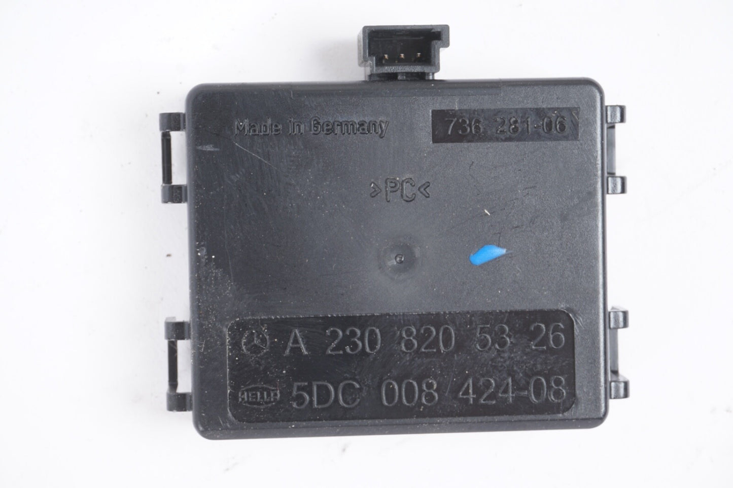 03-12 MERCEDES-BENZ R230 SL500 REAR VIEW MIRROR RAIN/HEADLIGHT SENSOR MODULE OEM
