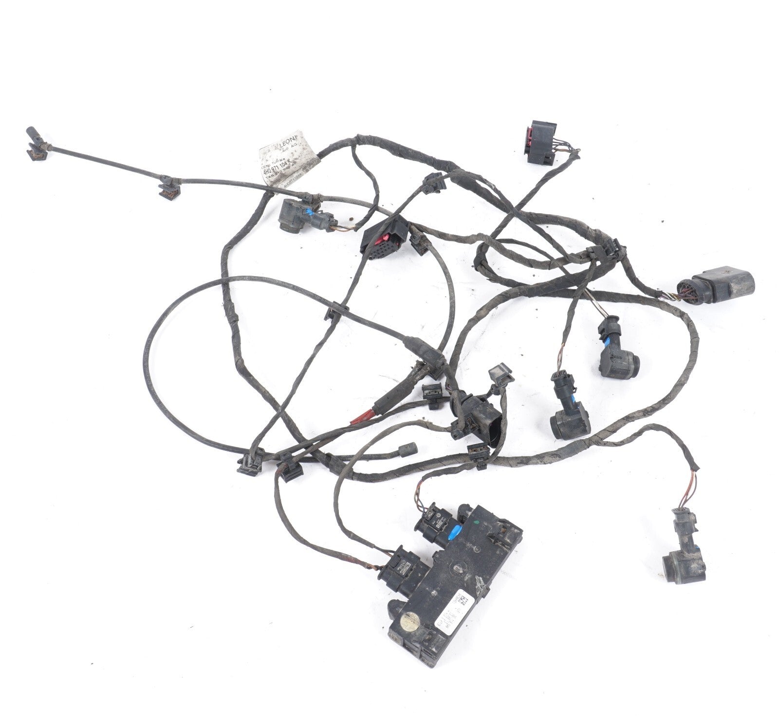 2011 - 2014 AUDI A8 REAR PARK ASSIST SESNSORS W/ WIRE HARNESS OEM