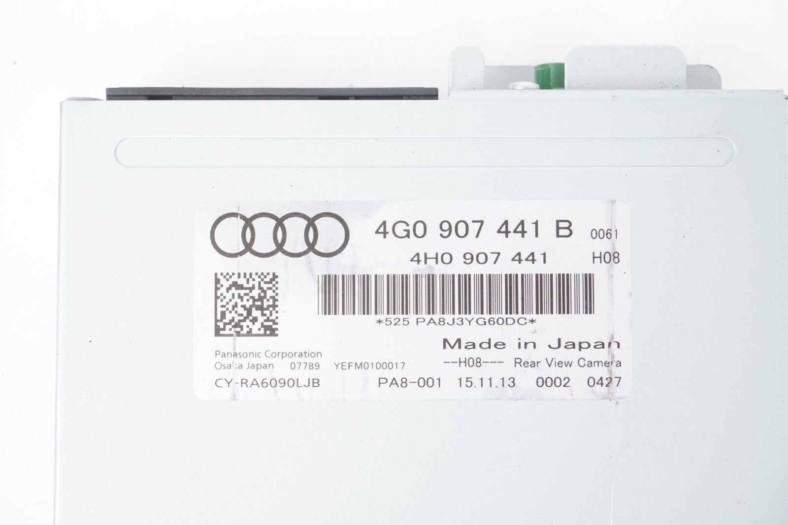2012 - 2018 AUDI A7 S7 REAR BACKUP REVERSE CAMERA CONTROL MODULE 4G0907441B  OEM