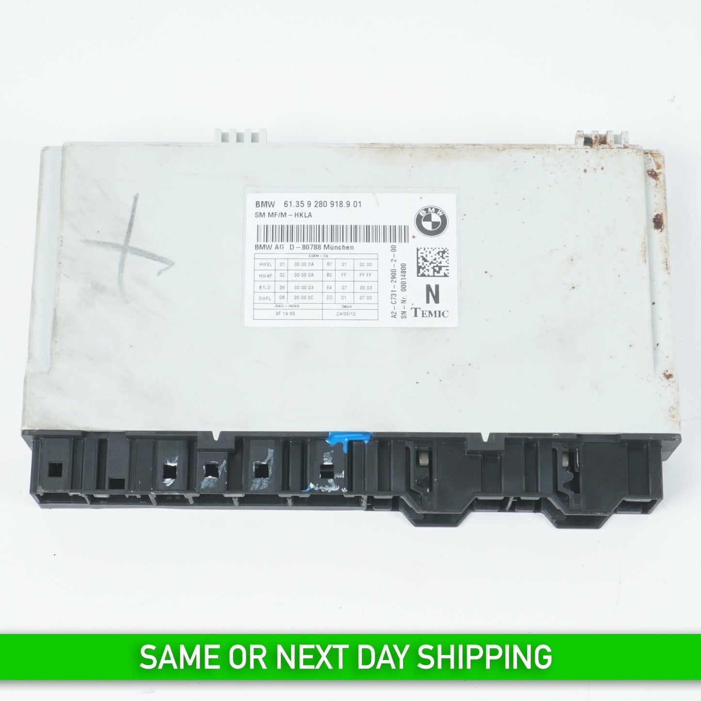 2012 - 2018 BMW 650i 640i FRONT LEFT DRIVER SEAT CONTROL MODULE OEM