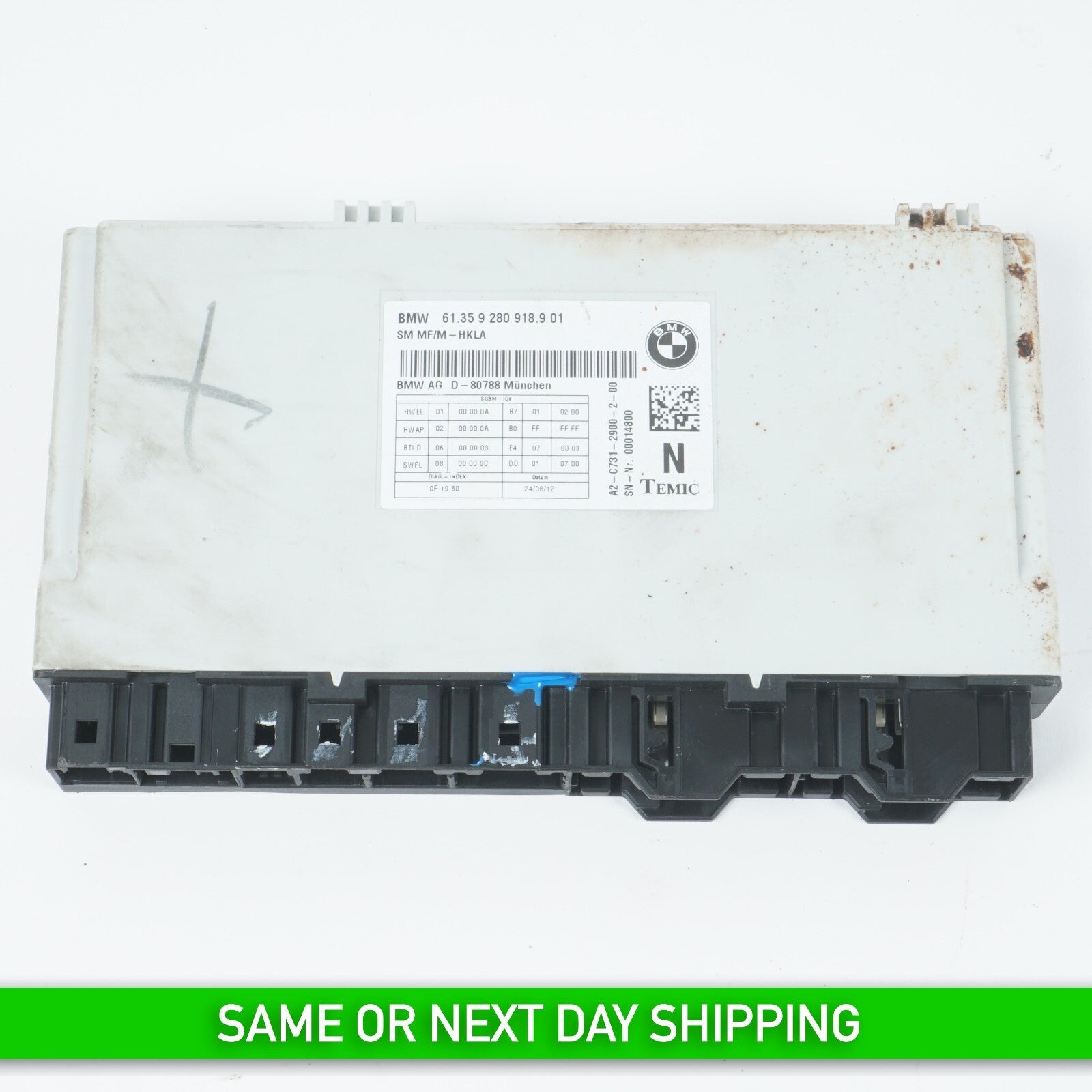 2012 - 2018 BMW 650i 640i FRONT LEFT DRIVER SEAT CONTROL MODULE OEM