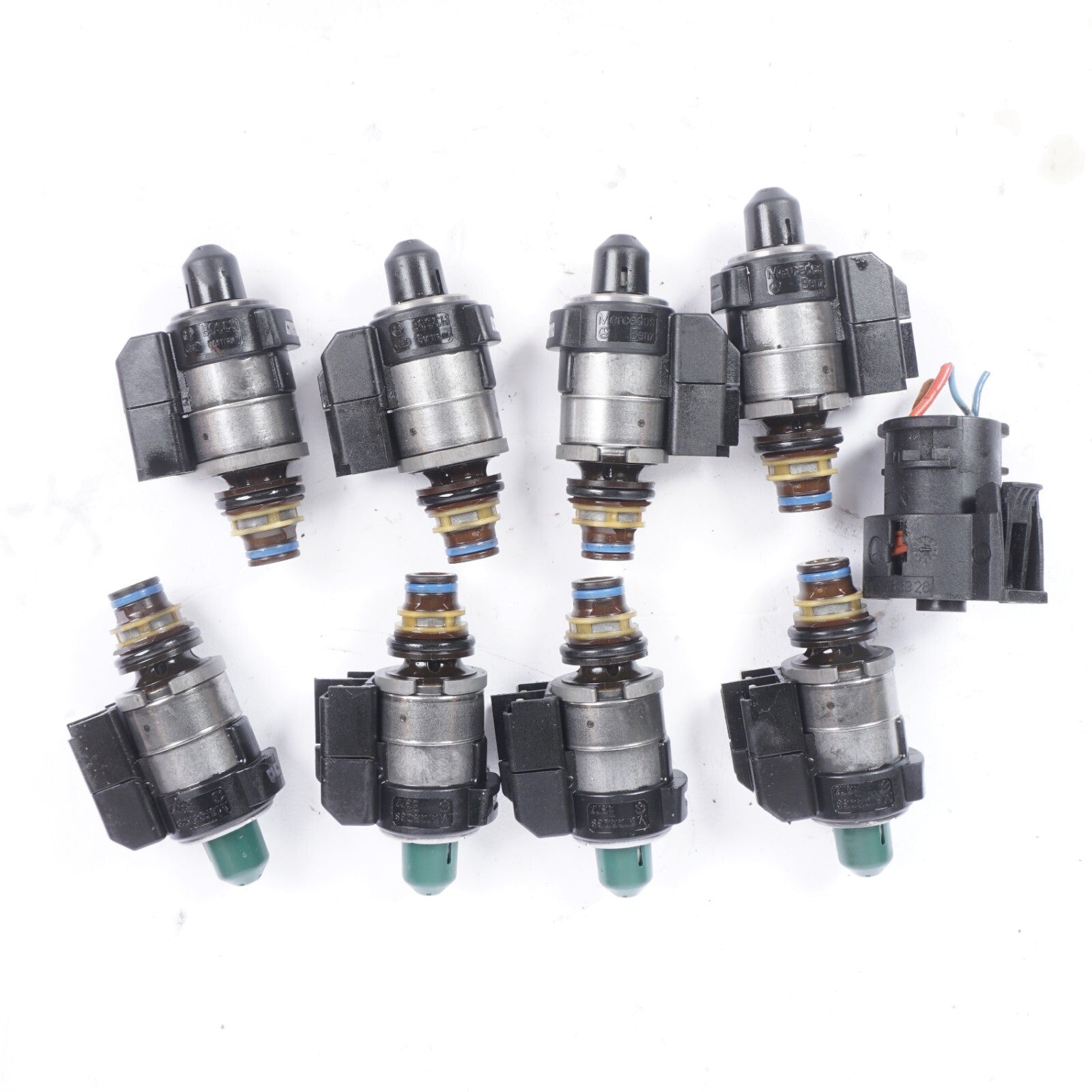 11-13 Mercedes CL550 S550  Automatic Transmission Gearbox Solenoid 8Pcs   OEM