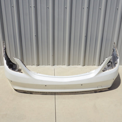 14-17 Mercedes W222 S550 S600 AMG Sport Rear Bumper Cover Diamond White OEM