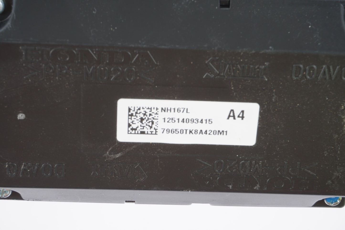 11 12 13 14 15 16 17 HONDA ODYSSEY  Rear Temperature Climate Heater A/c Control
