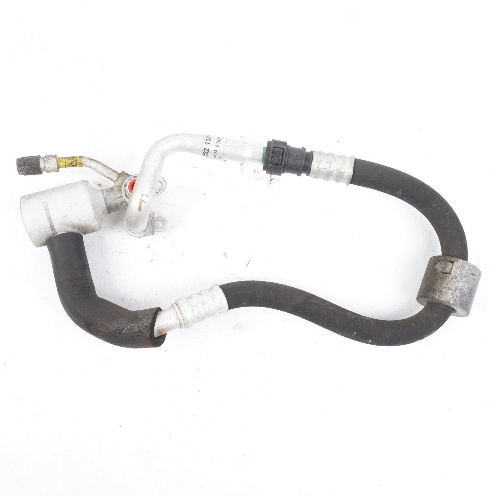 14 2014 fiat 500L ac suction line hose pipe a/c air conditioning 68201912AA oem