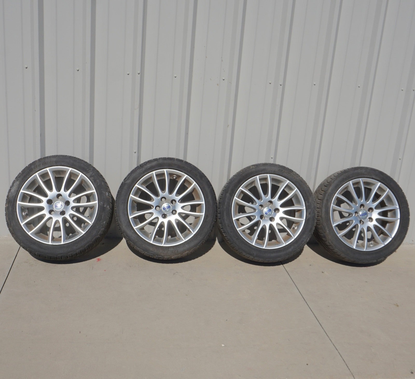2007 - 2010 Volvo C70 Wheel 17x7.5" Aluminum Alloy 14-Spoke OEM 30633786 SET