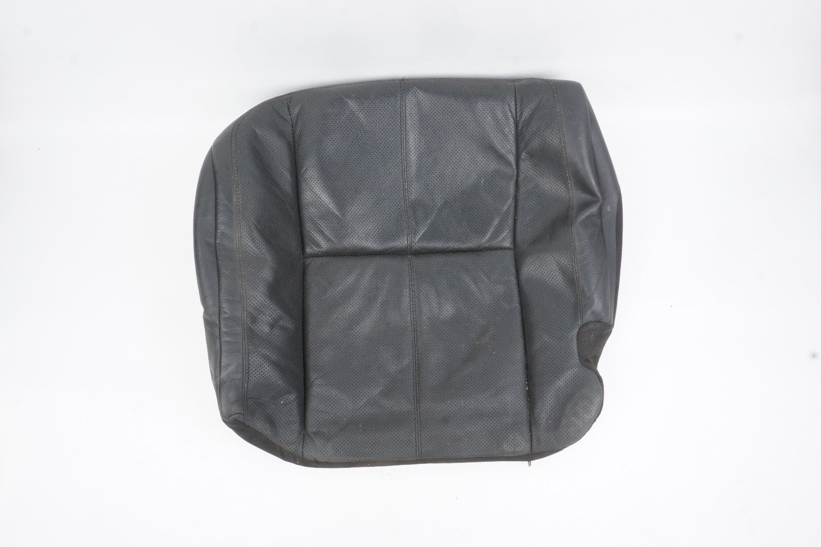 07-13 Mercedes W221 S600 Rear Left Recline Lower Bottom Seat Cushion Black OEM