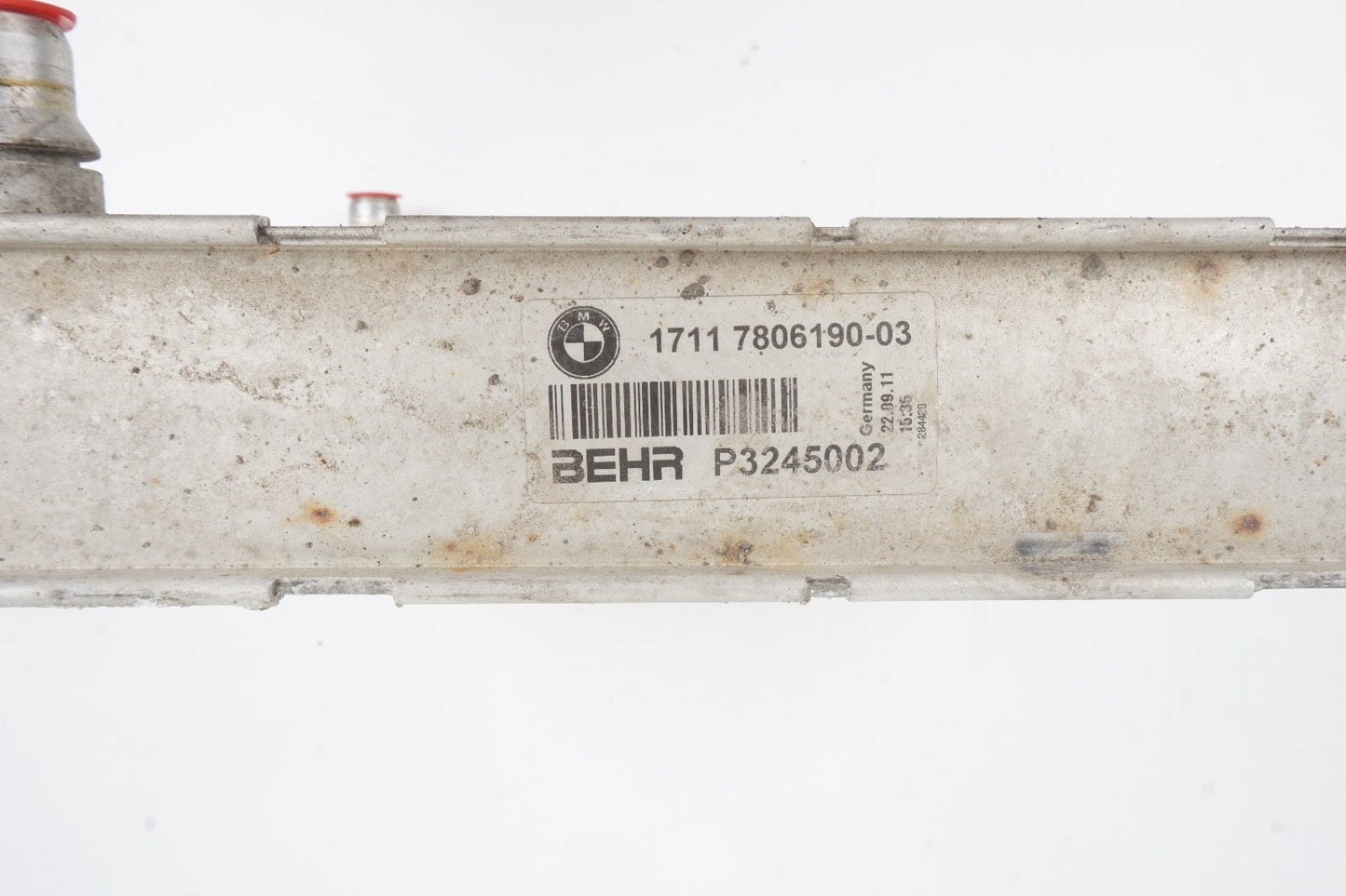 09-19 BMW 550i 650i 750i Left Driver Side Engine Oil Cooler Radiator 7806190 Oem