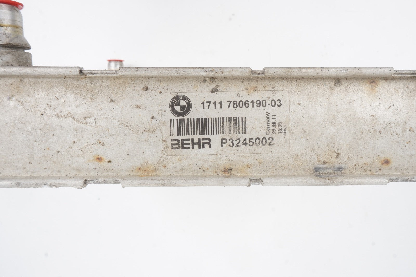 09-19 BMW 550i 650i 750i Left Driver Side Engine Oil Cooler Radiator 7806190 Oem