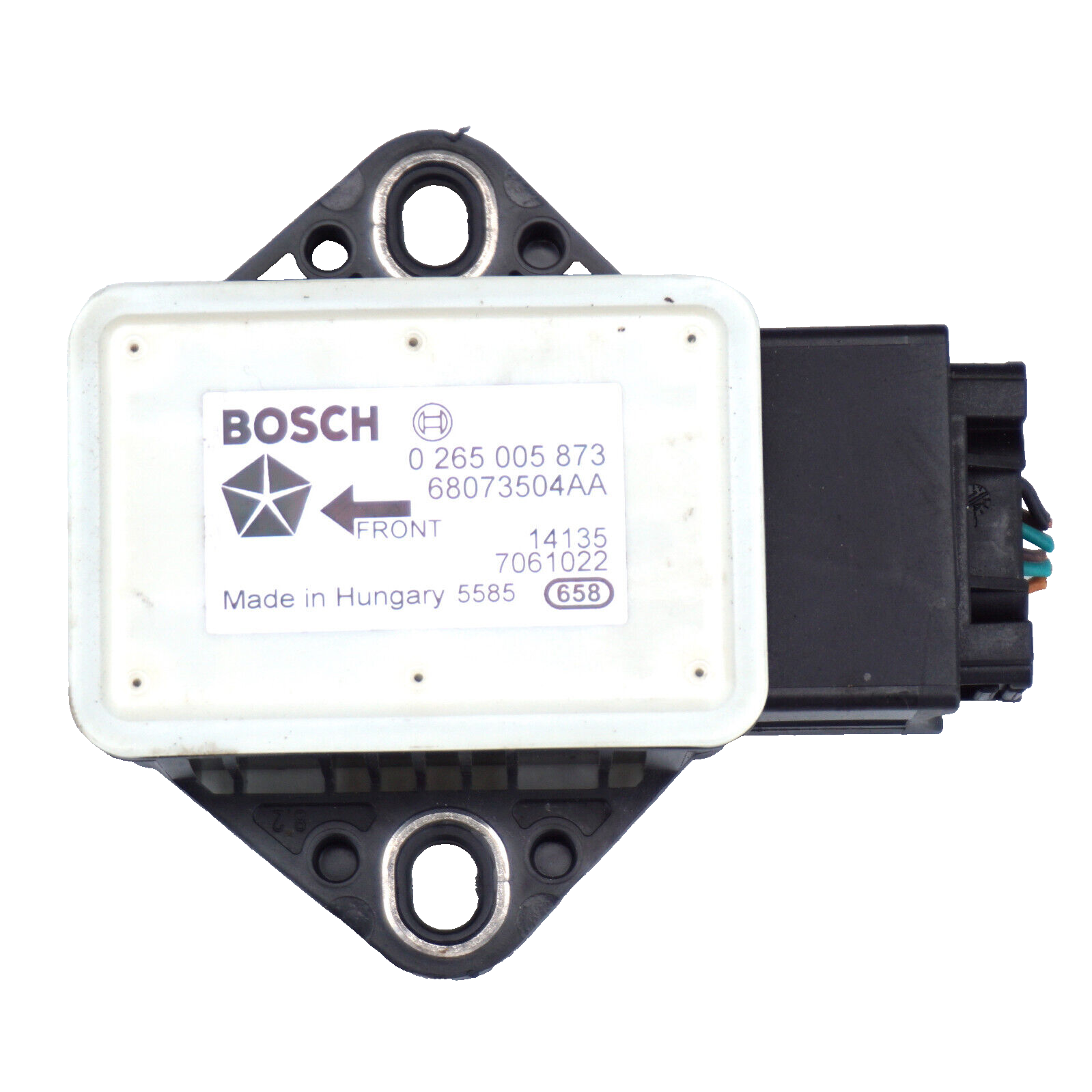 12 13 14 15 16 17 FIAT 500 YAW TURN RATE SENSOR MODULE UNIT 68073504AA OEM