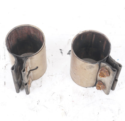11-18 Porsche Cayenne 958 Exhaust Clam SET of 2  OEM