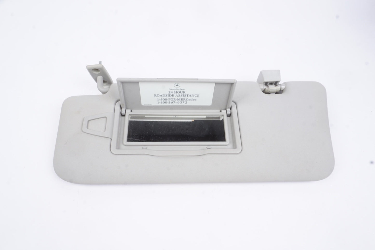 06-12 Mercedes W164 ML350 GL550 Sun Visor Sunvisor Front Left Side Gray OEM