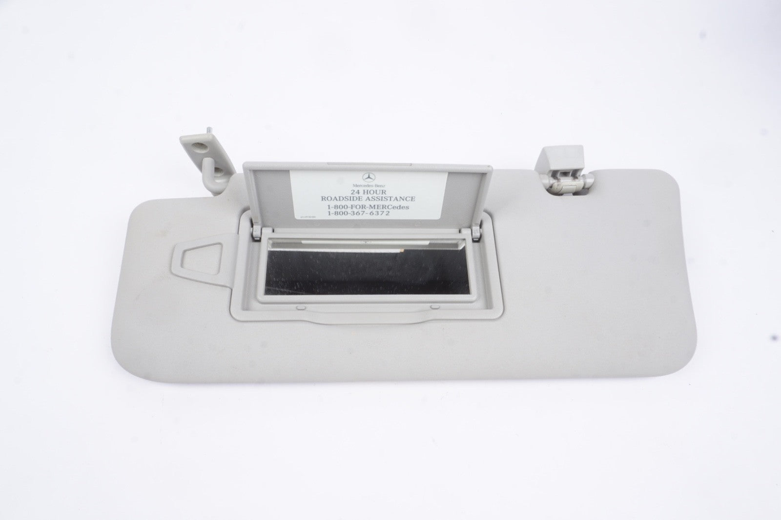 06-12 Mercedes W164 ML350 GL550 Sun Visor Sunvisor Front Left Side Gray OEM