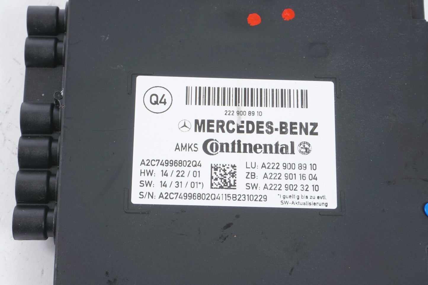 14 - 17 Mercedes S550 W222 Front Right passenger Seat Control Module Unit OEM