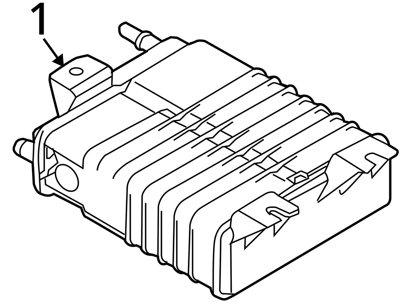 2013-2018 FORD FOCUS  Fuel Vapor Charcoal Canister AS439E857AH