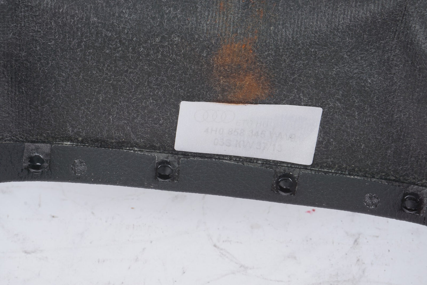12-17 AUDI A8L A8 DASH SPEEDOMETER CLUSTER BEZEL TRIM 4H1853191  OEM