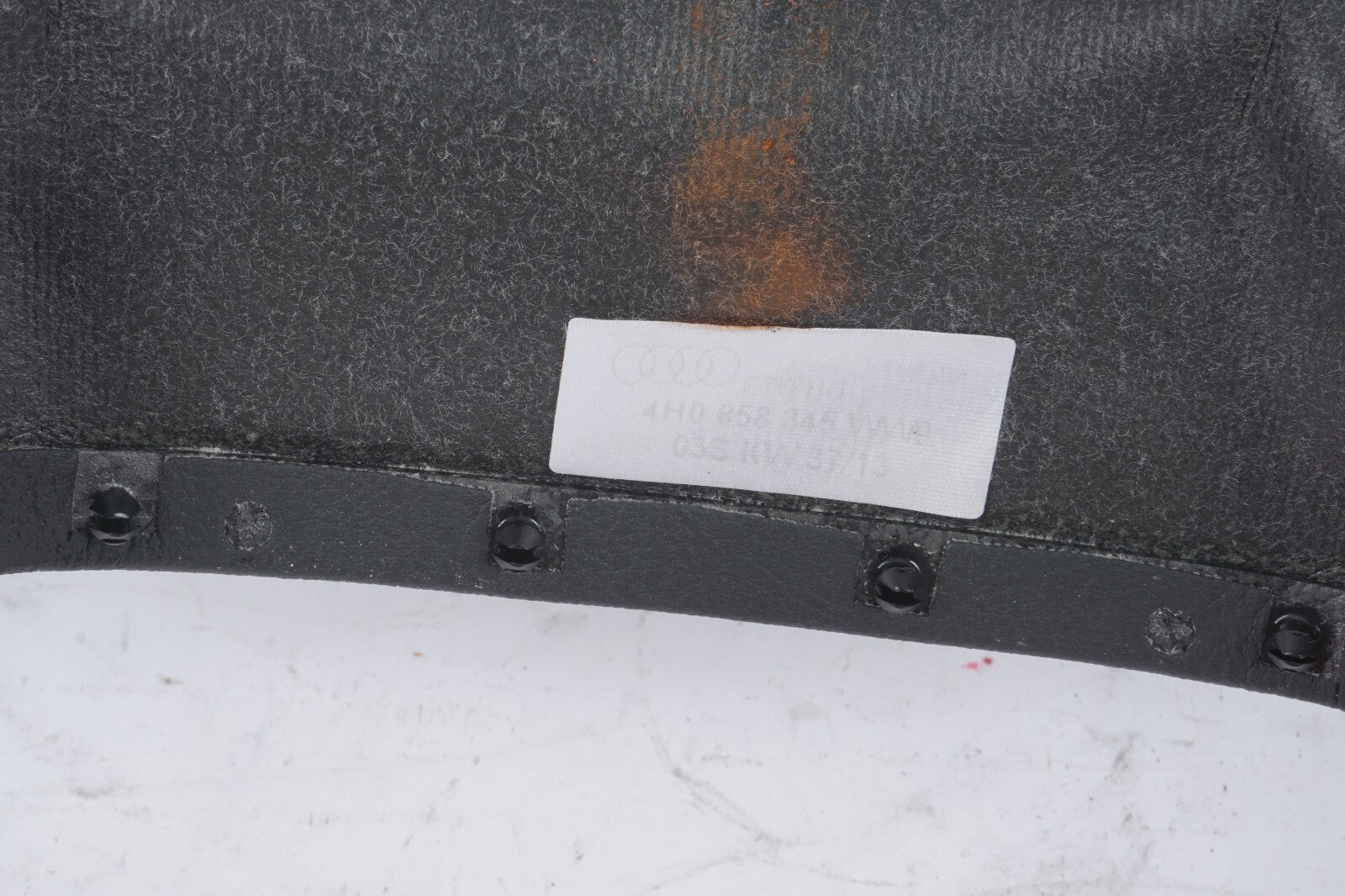 12-17 AUDI A8L A8 DASH SPEEDOMETER CLUSTER BEZEL TRIM 4H1853191  OEM