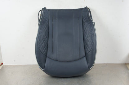 11-20 BENTLEY MULSANNE FRONT DRIVER SIDE SEAT LEATHER BUTTOM CUSHION BLUE
