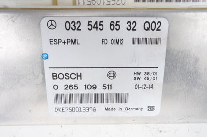 2003 - 2006 Mercedes R230 SL500 E500 SL55 ABS Anti Brake Module ESP Control OEM