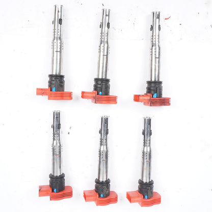 2013 - 2017 Audi A8L A8 3.0L Ignition Coil 06E905115E Set Of 6 OEM