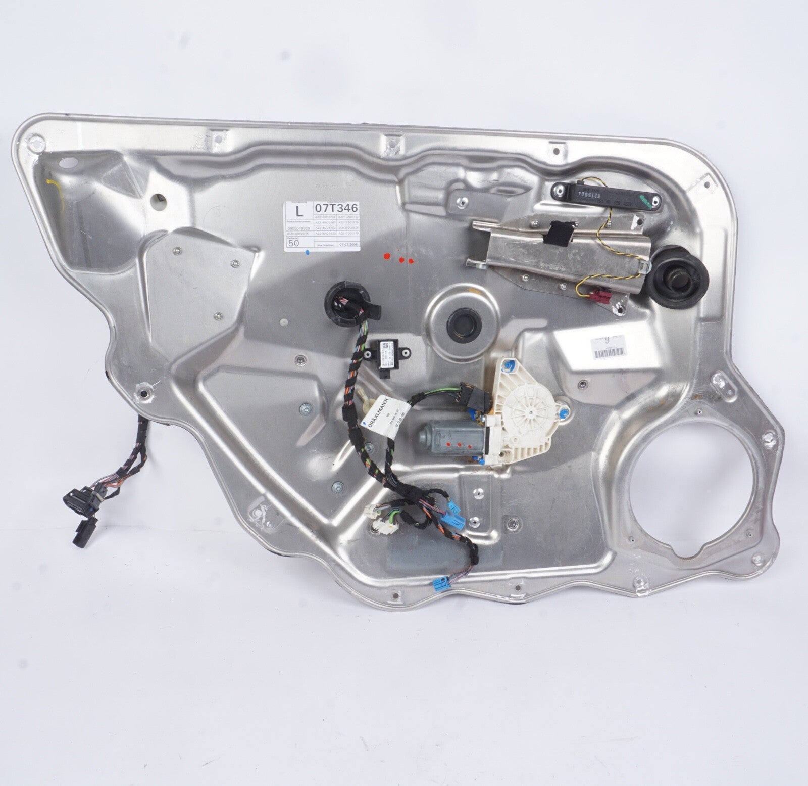 07-13 Mercedes W221 S550 S63 Rear Left Driver Door Window Regulator Motor OEM