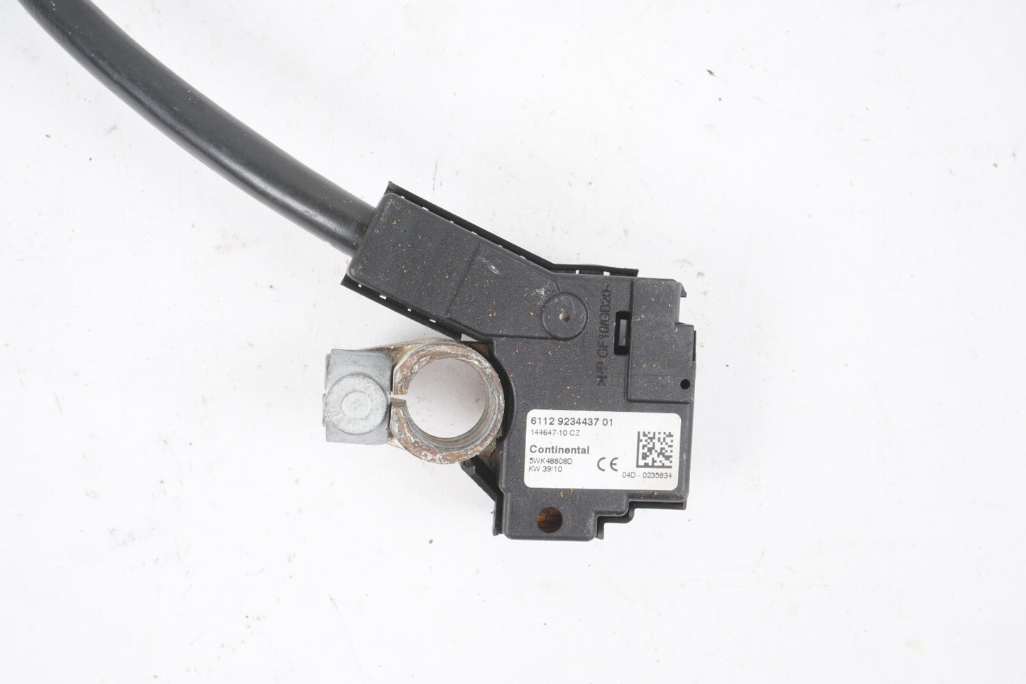 2010-2017 BMW 550I GT F07 TRUNK NEGATIVE BATTERY CABLE TERMINAL   OEM