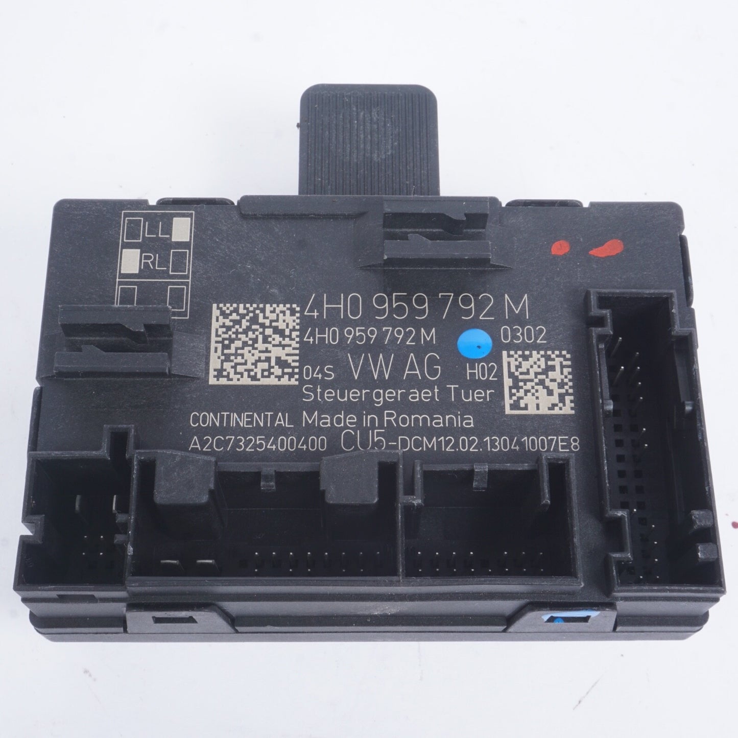 2011-2018 PORSCHE CAYENNE FRONT RIGHT DOOR CONTROL MODULE 4H0959792P