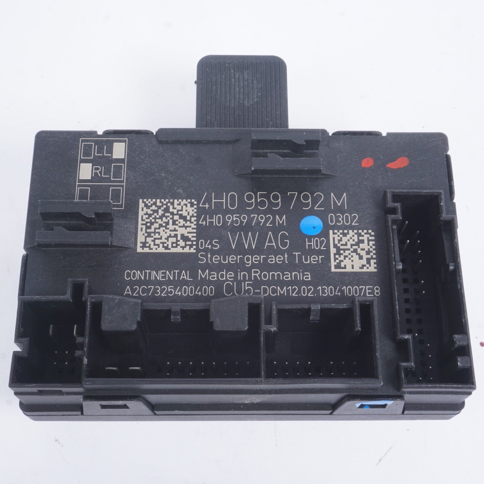 2011-2018 PORSCHE CAYENNE FRONT RIGHT DOOR CONTROL MODULE 4H0959792P