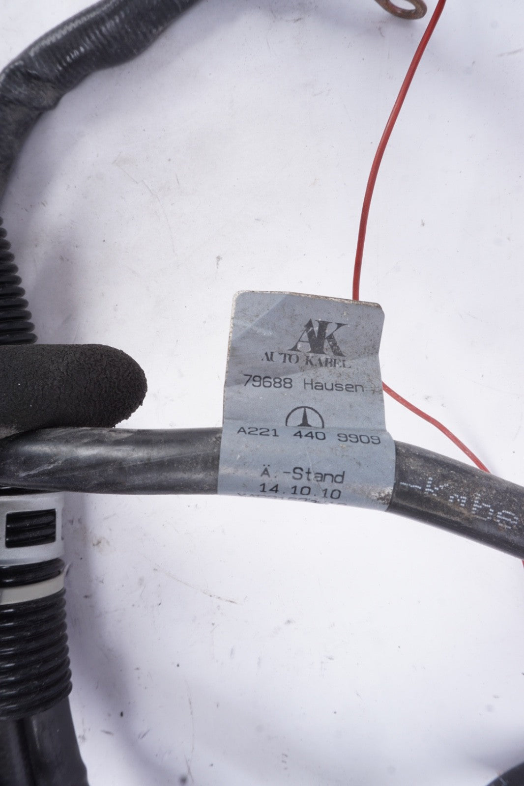 2012-2013 mercedes w221 s550 4.7 battery starter alternator cable harness wire