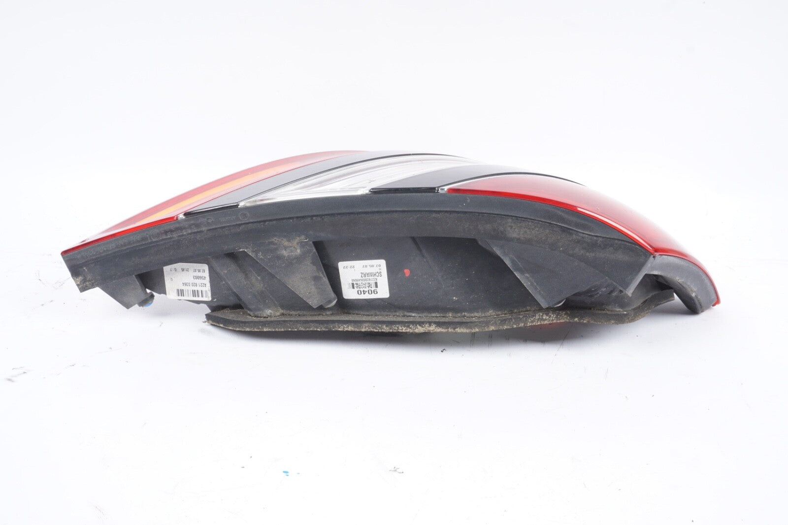 07-09 Mercedes W221 S550 S600 S63 AMG Left Side Tail Light Lamp Chromite Black