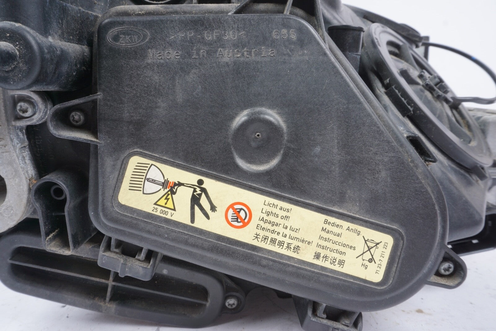 10-12 OEM BMW F01 F02 740 750 Left Driver Adaptive Xenon Headlight Complete