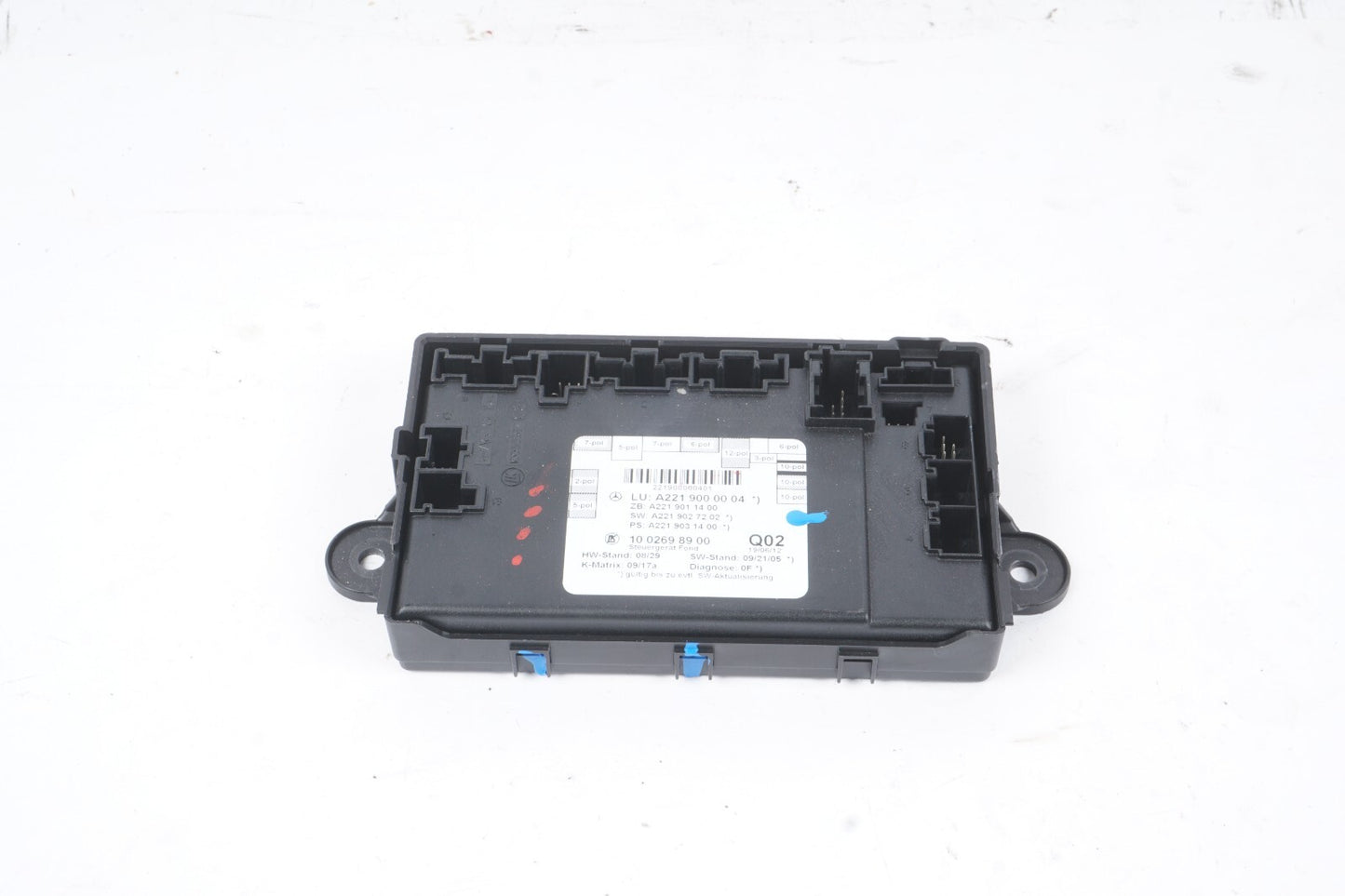 07-13 Mercedes W221 S550 S63 AMG Rear Door Control Module Right or Left Side OEM
