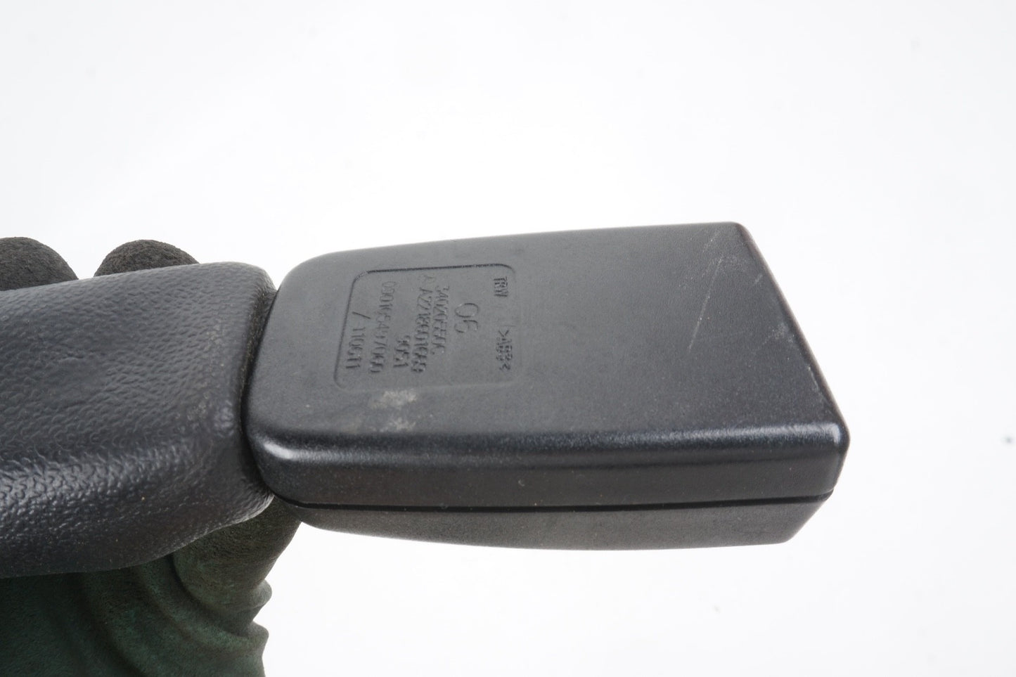 07-14 Mercedes W221 S550 CL550 Front Right Side Seat Belt Buckle Black OEM