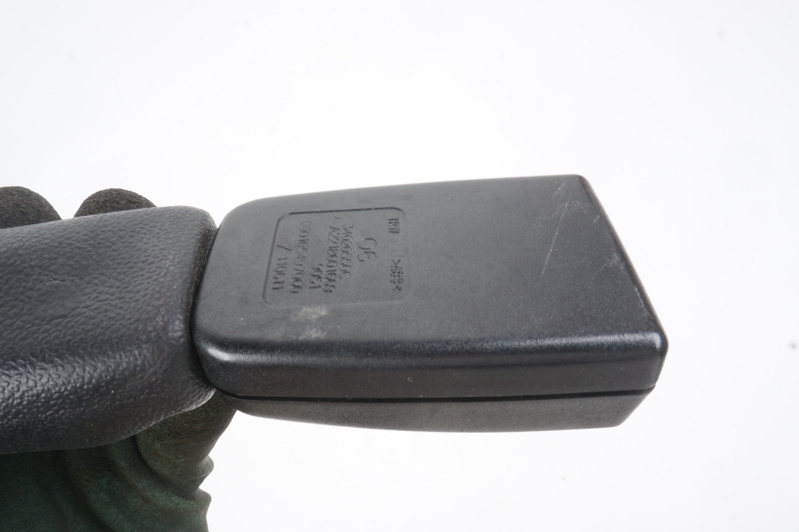 07-14 Mercedes W221 S550 CL550 Front Right Side Seat Belt Buckle Black OEM