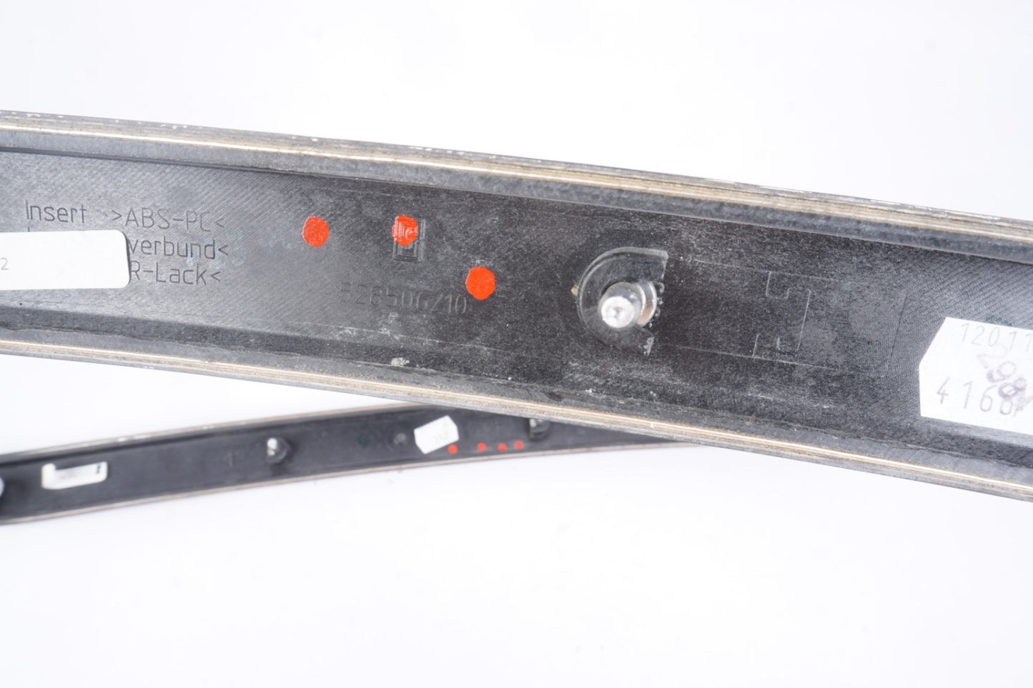 2007-2013 BMW E92 E93 Coupe Rear Left Right Side Grained Wood Trim Strip OEM