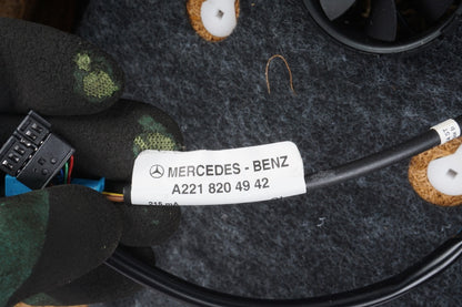 10-13 Mercedes W221 S550 S400 Front Right Side Top Upper Seat Cushion Black OEM