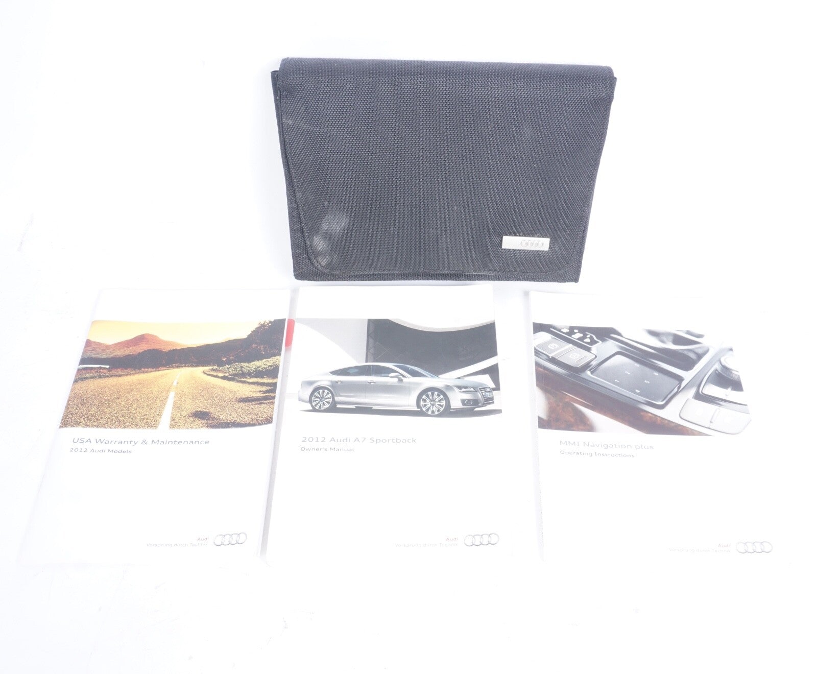 2012 OEM Audi A7 Owners Manual Maintenance Book Wallet SET