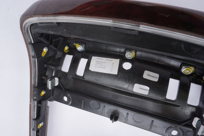 11-16 AUDI A8 S8 FRONT CENTER UPPER CONSOLE WOOD TRIM BEZEL OEM