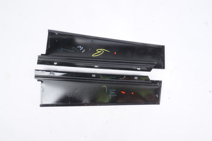 12-19 Fiat 500 Front Left Right Side Exterior Door B Pillar Molding Cover PAIR