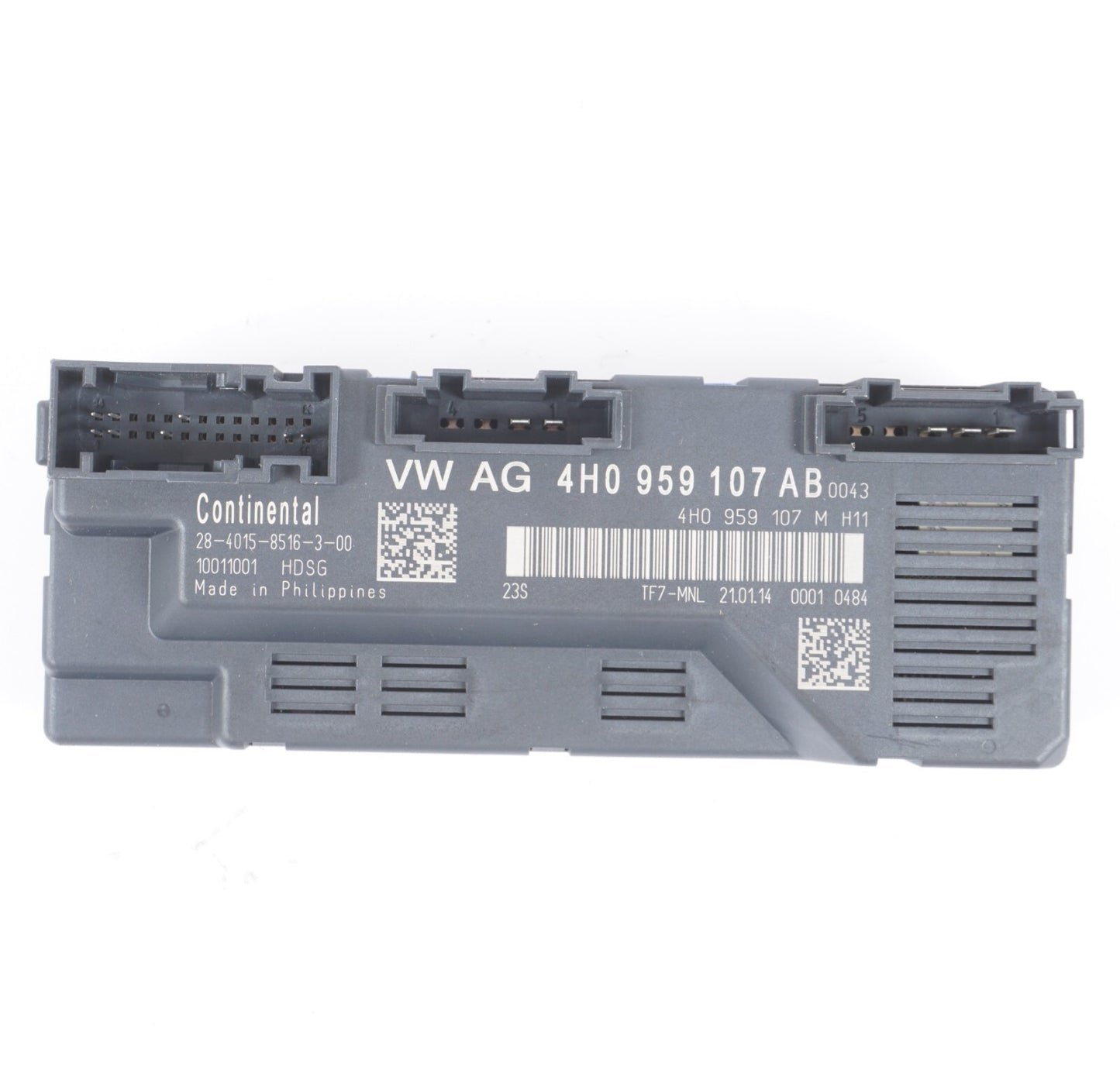 12-17 AUDI A8L A8 Trunk / Deck Lid Pulldown Control Module 4H0959107AB OEM