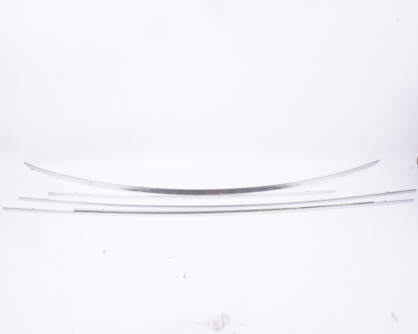 07 - 13 MERCEDES S550 FRONT REAR LEFT RIGHT DOOR CHROME MOLDING TRUNK LID SET