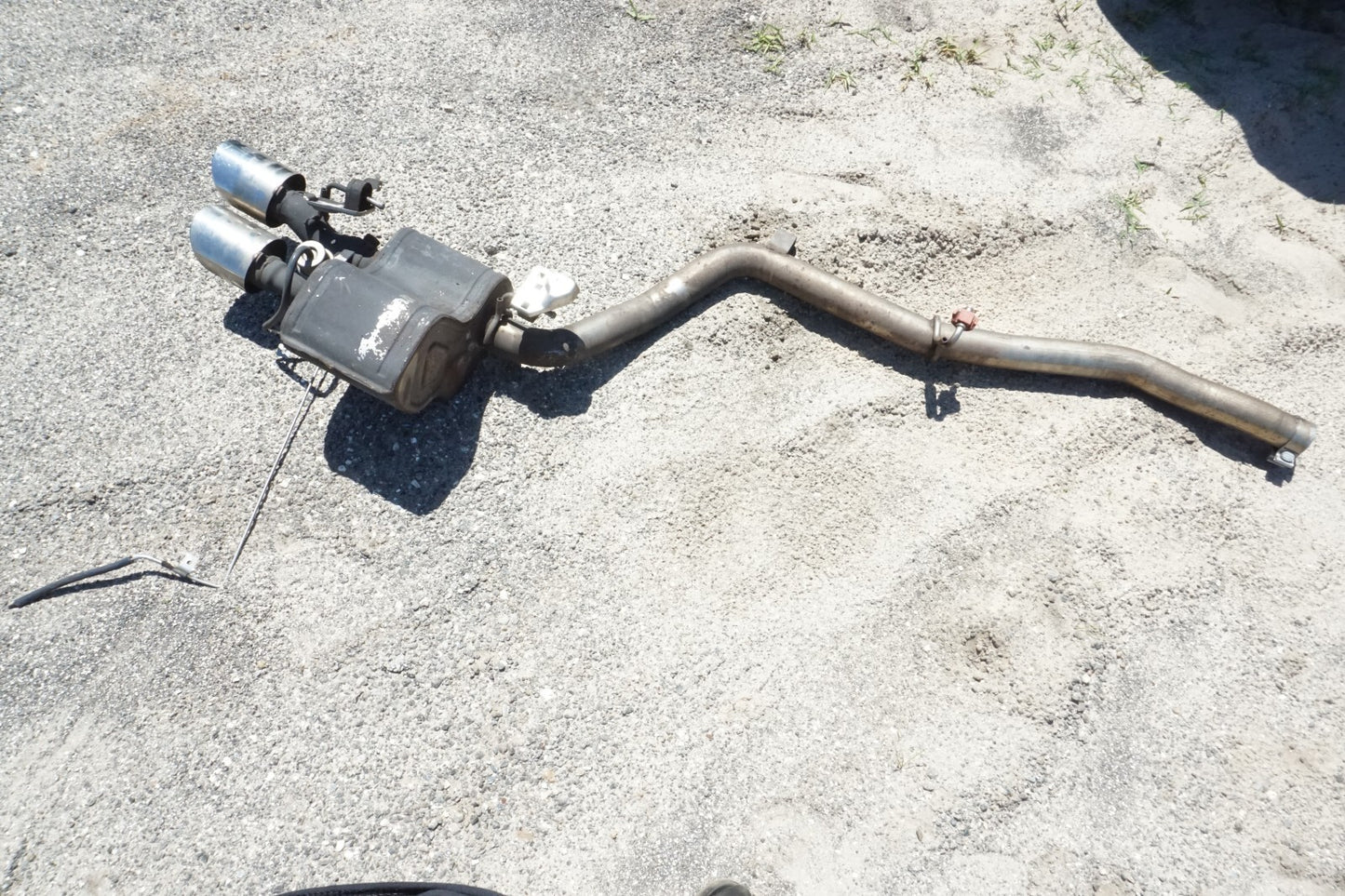 14-17 MASERATI QUATTROPORTE 3.0L EXHAUST PIPE & MUFFLER RIGHT PASSENGER SIDE OEM