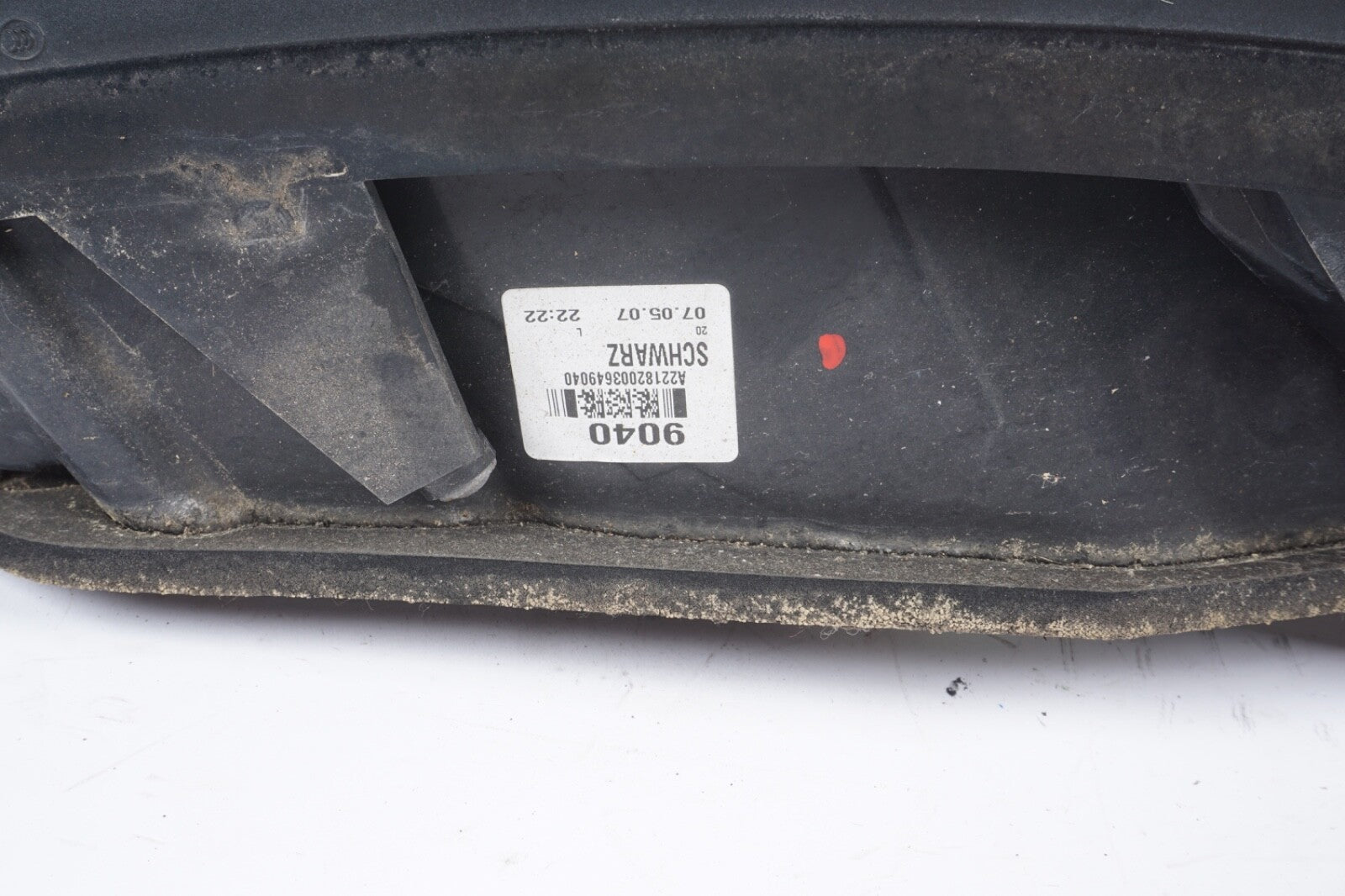 07-09 Mercedes W221 S550 S600 S63 AMG Left Side Tail Light Lamp Chromite Black
