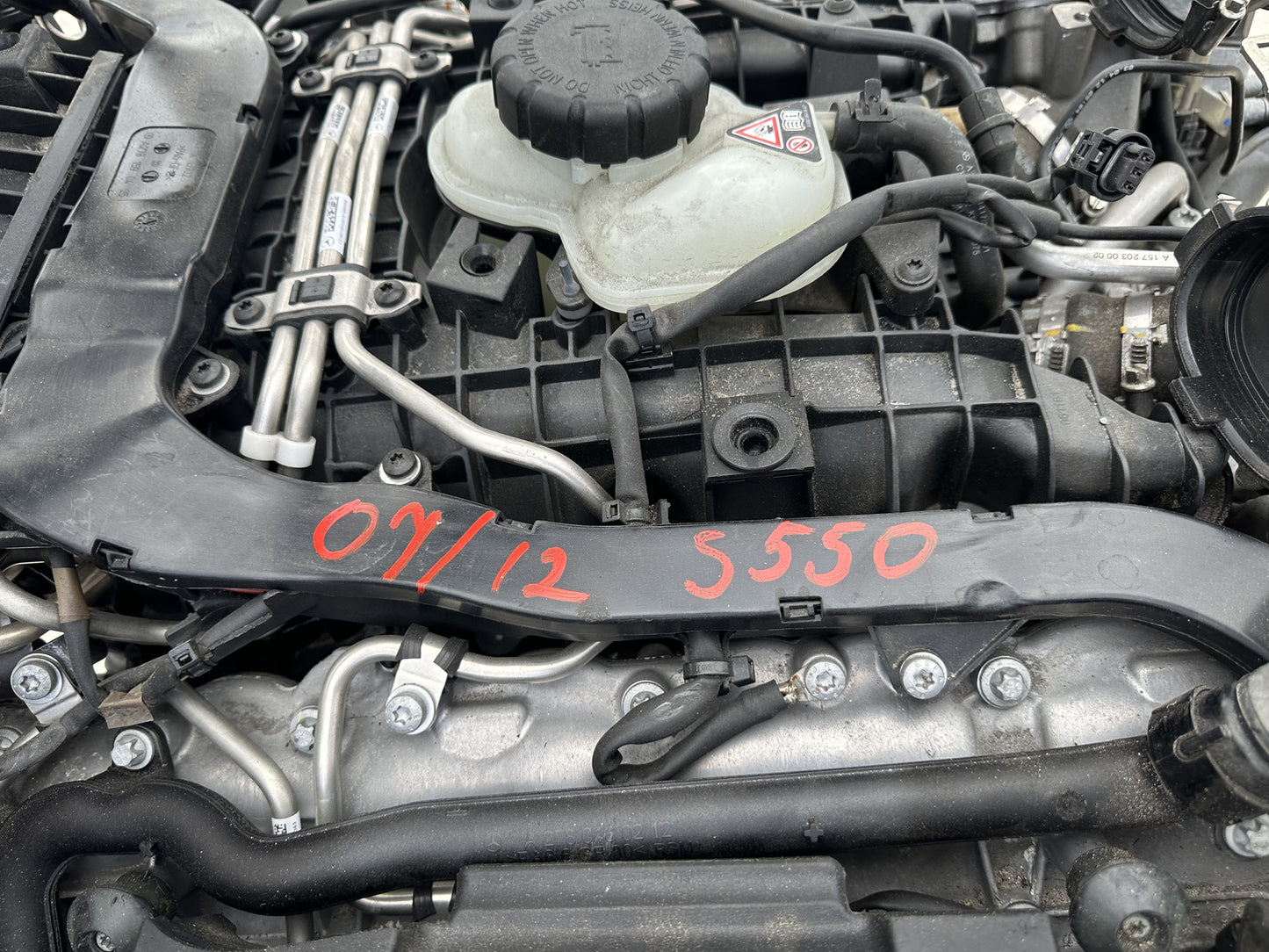 2012 - 2013 MERCEDES S550 4.7L TWIN TURBO ENGINE MOTOR 278.929 56000 miles