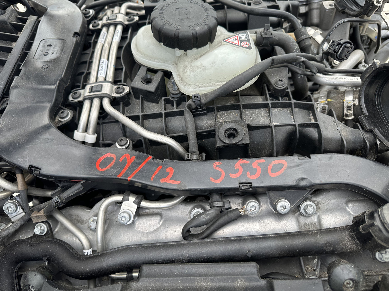 2012 - 2013 MERCEDES S550 4.7L TWIN TURBO ENGINE MOTOR 278.929 56000 miles