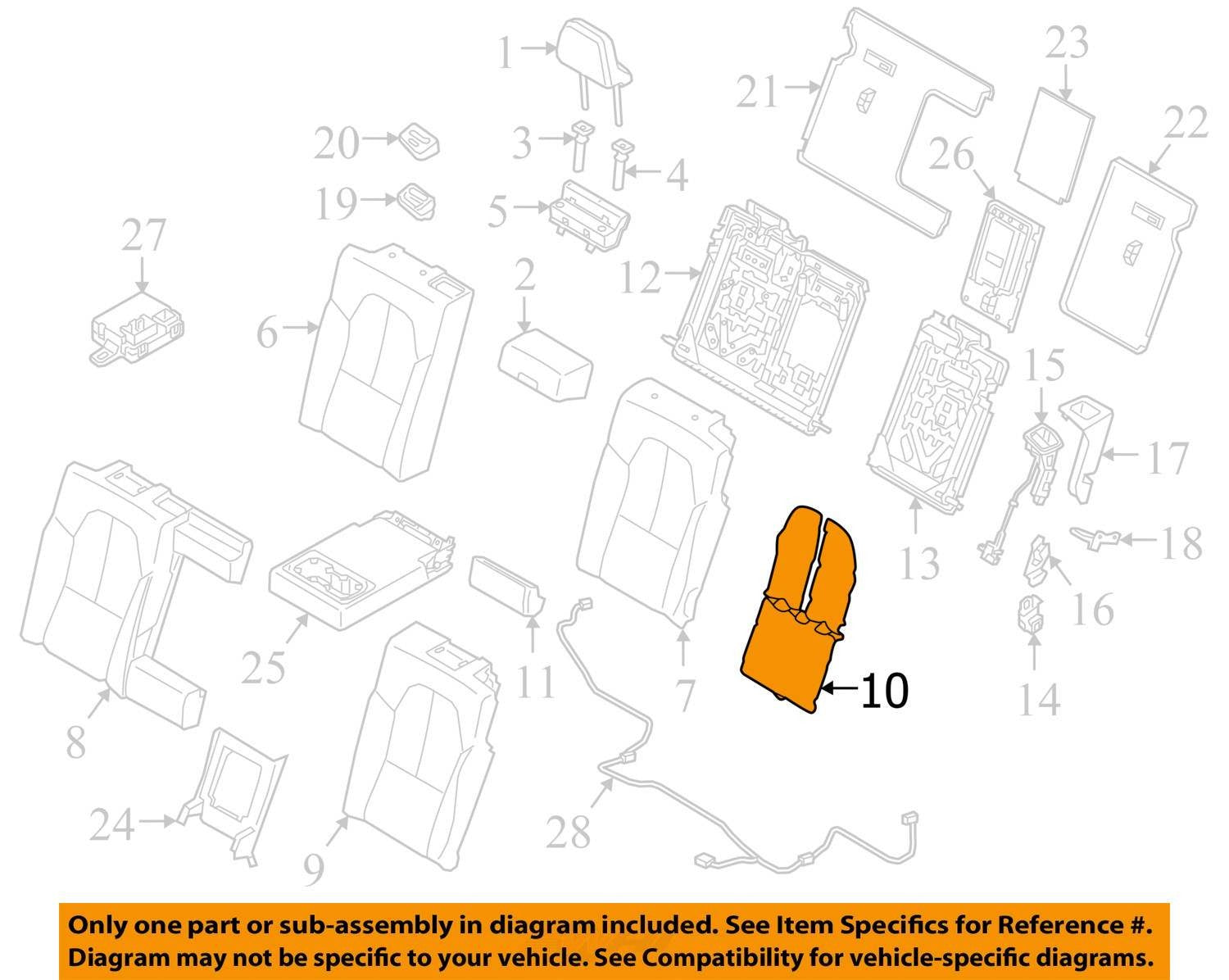 2021 - 2024 POLESTAR 2 Genuine Volvo Seat Back Heater 31446950